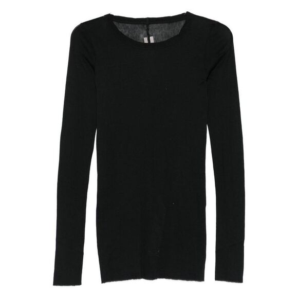RICK OWENS Long Sleeve T-Shirt Women BLACK T-Shirts & Tops